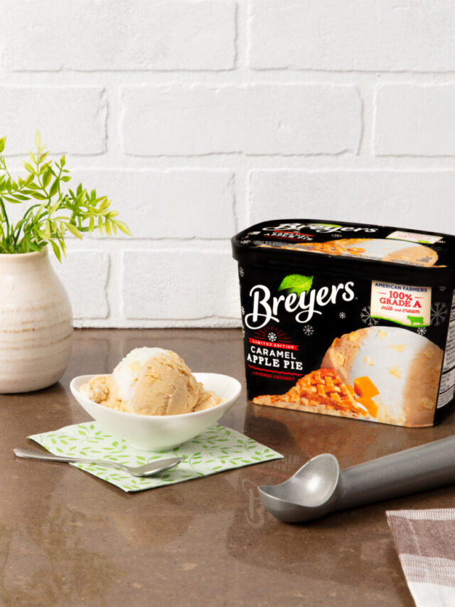 Breyers Caramel Apple Pie Ice Cream!