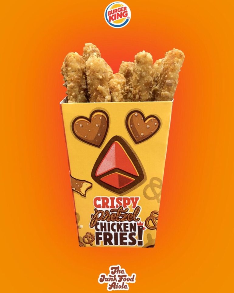 Burger King Crispy Pretzel Chicken Fries