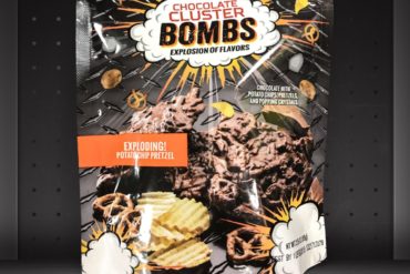 Chocolate Cluster Bombs: Exploding Potato Chip Pretzel