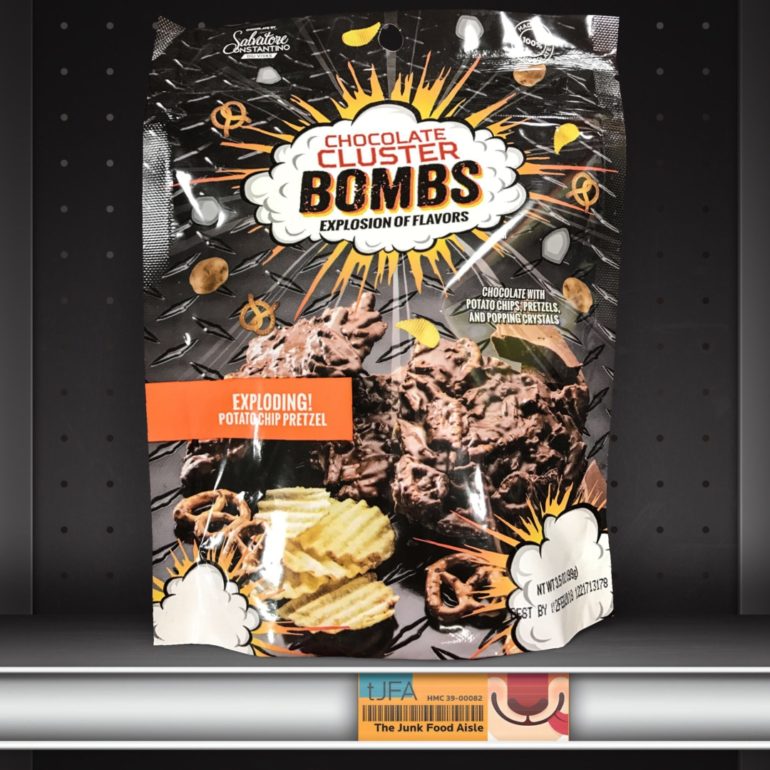 Chocolate Cluster Bombs: Exploding Potato Chip Pretzel