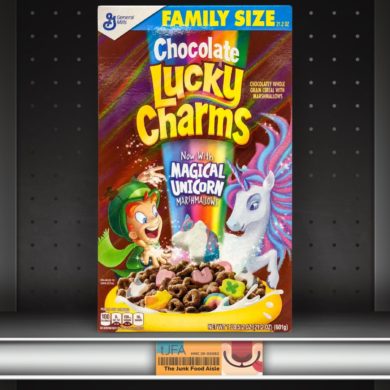 Chocolate Lucky Charms now with Magical Unicorn Marshmallows
