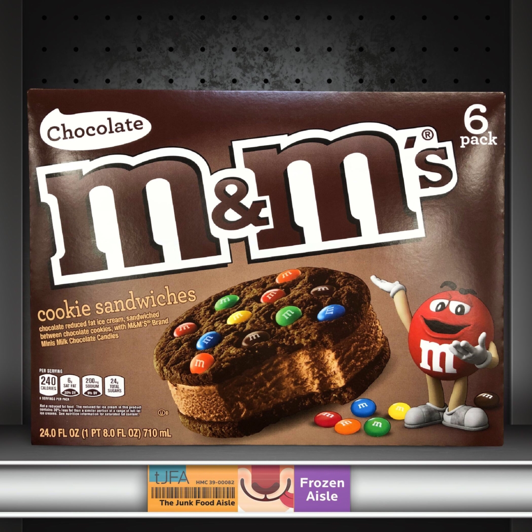 Chocolate M&M’s Ice Cream Cookie Sandwiches The Junk Food Aisle