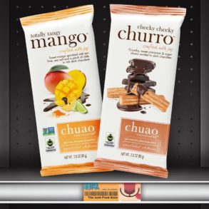 Chuao Totally Tangy Mango & Cheeky Cheeky Churro Dark Chocolate Bars