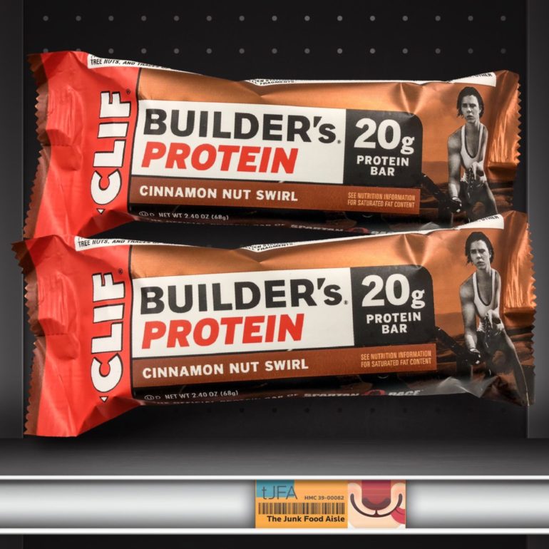 Cinnamon Nut Swirl Clif Builders Protein Bar