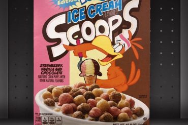 Cocoa Puffs Ice Cream Scoops