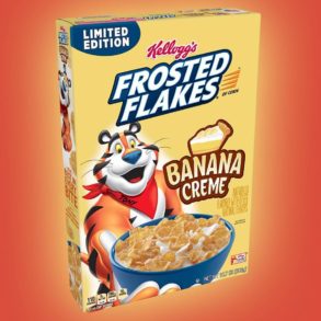 Coming Soon: Banana Creme Frosted Flakes!