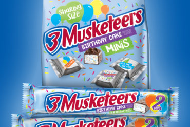 Coming Soon! Birthday Cake 3 Musketeers