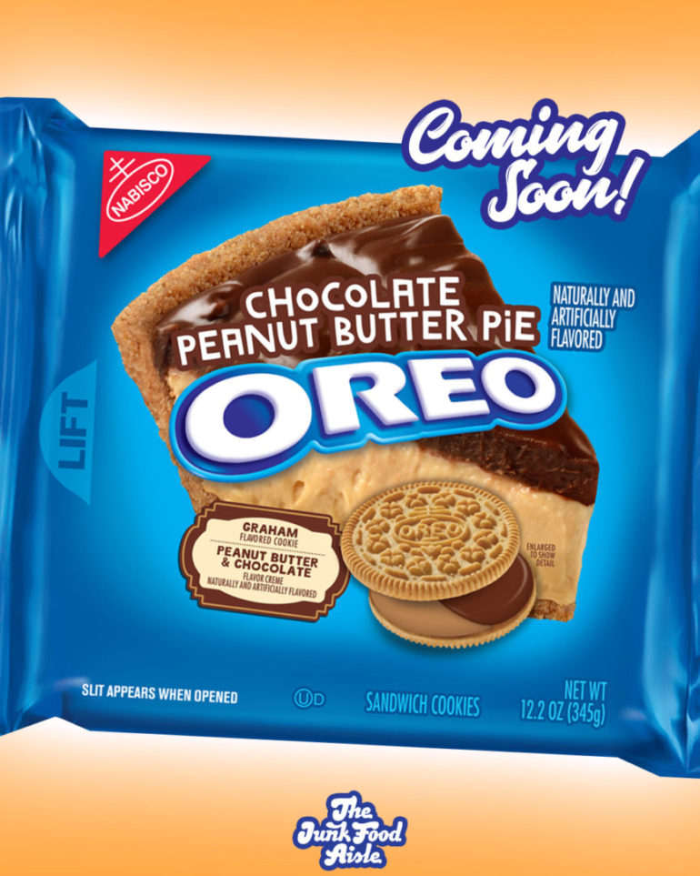 Coming Soon: Chocolate Peanut Butter Pie Oreo
