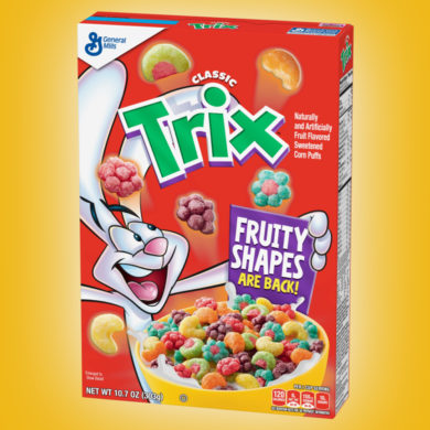 Coming Soon: Classic Trix with Fruity Shapes