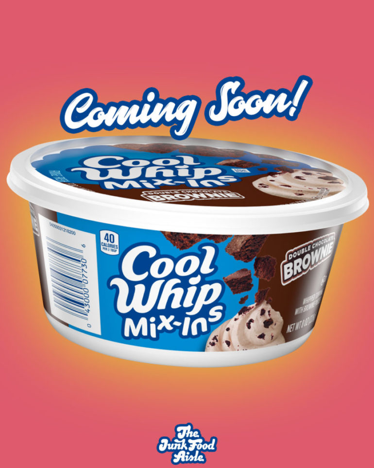 Coming Soon: Cool Whip Mix-Ins Double Chocolate Brownie
