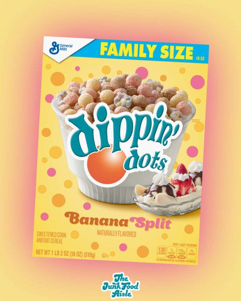 Coming Soon: Dippin' Dots Banana Split Cereal