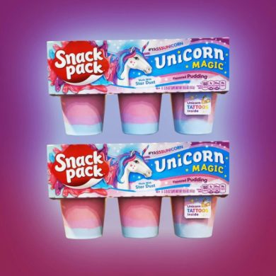 Coming Soon: Snack Pack Unicorn Magic Pudding