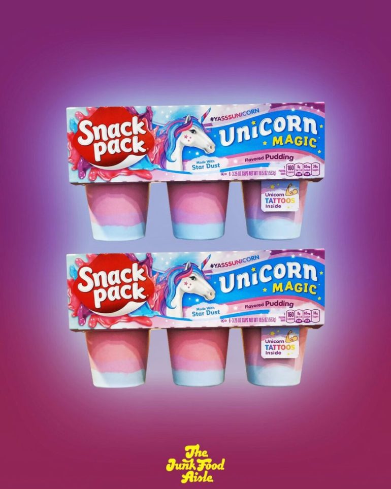 Coming Soon: Snack Pack Unicorn Magic Pudding
