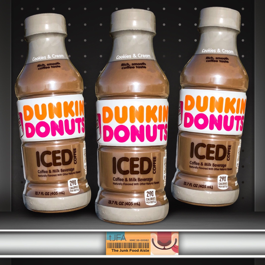 Cookies & Cream Dunkin Donuts Iced Coffee - The Junk Food Aisle