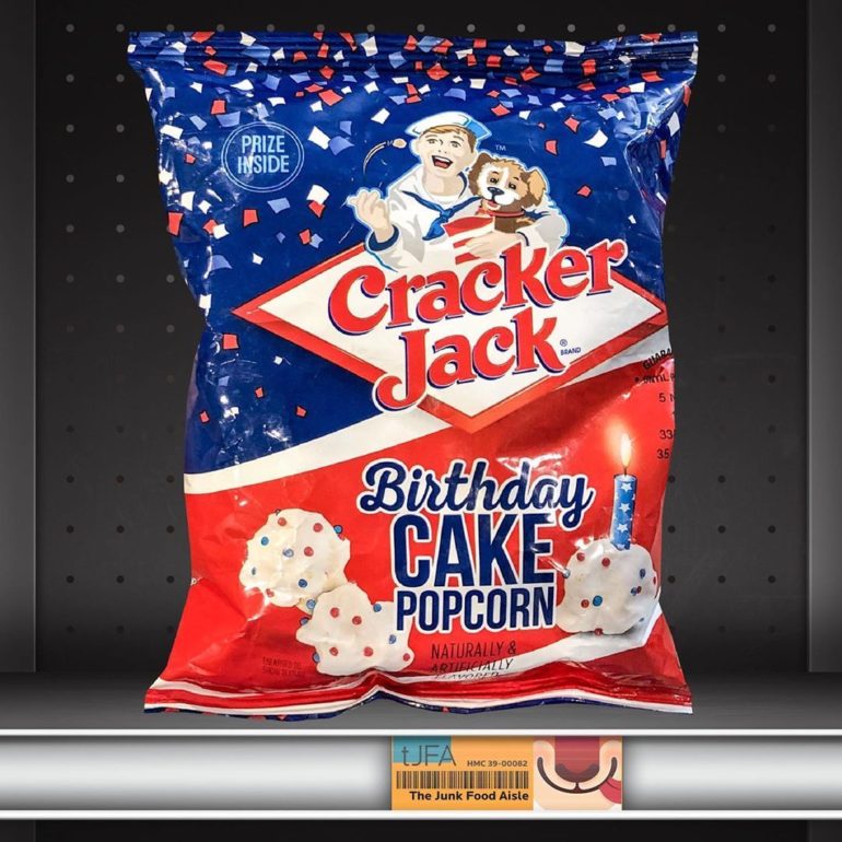 Cracker Jack Birthday Cake Popcorn