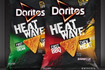 Doritos Heat Wave Chipotle Cream and BBQ