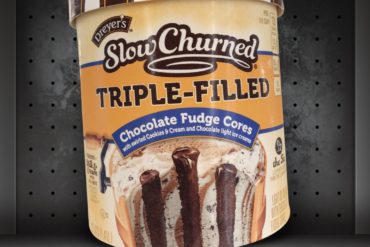 Dreyer’s Slow Churned Triple Filled: Chocolate Fudge Cores