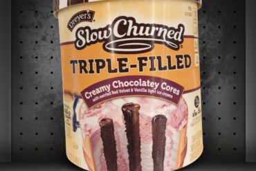 Dreyer’s Slow Churned Triple Filled: Creamy Chocolatey Cores