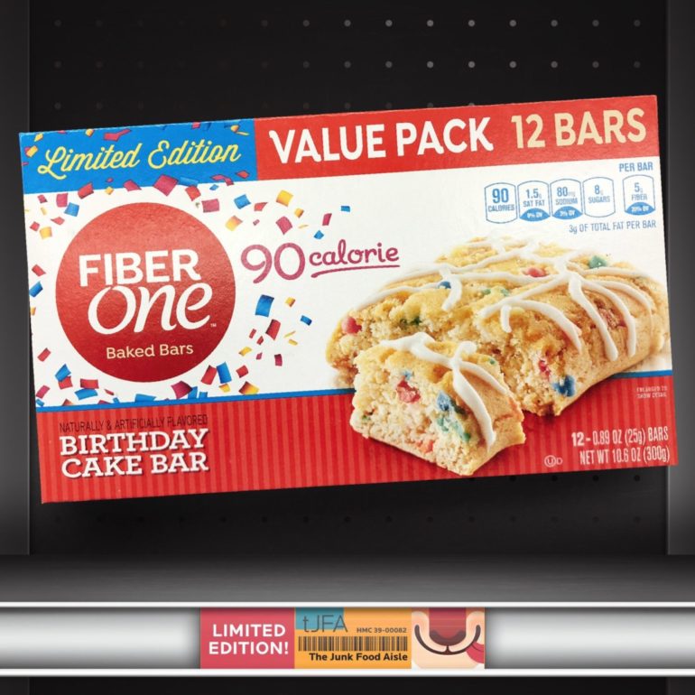 Fiber One Birthday Cake Bar