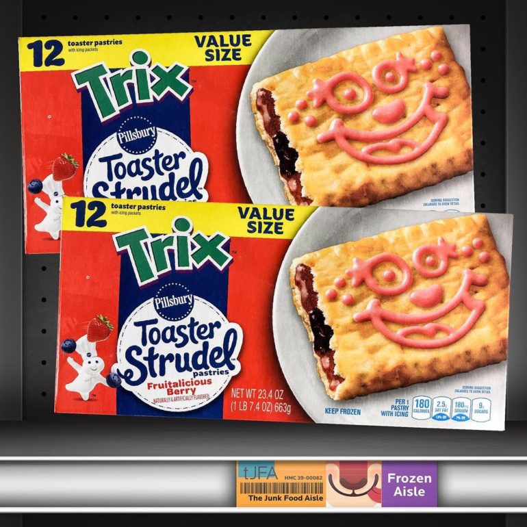 Fruitalicious Berry Trix Pillsbury Toaster Strudel