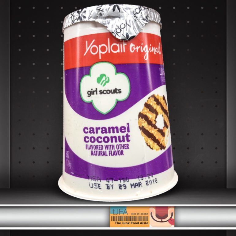 Girl Scouts Caramel Coconut Yoplait Yogurt