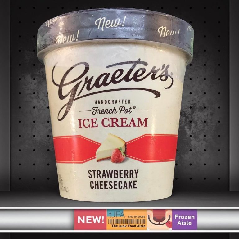 Graeter’s Strawberry Cheesecake Ice Cream