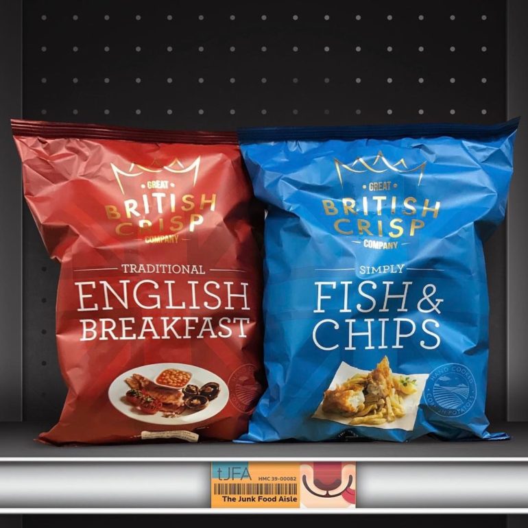 Great British Crisp Company English Breakfast and Fish & Chips