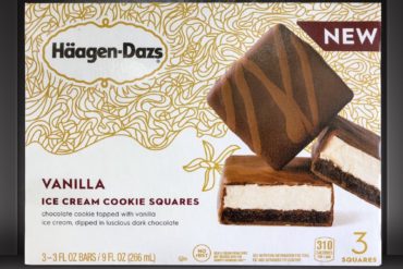 Häagen-Dazs Vanilla Ice Cream Cookie Squares