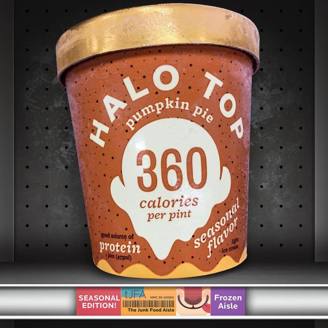 Halo Top Pumpkin Pie Ice Cream - The Junk Food Aisle
