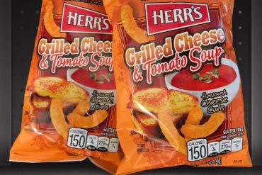 Herr’s Grilled Cheese & Tomato Soup Flavored Cheese Curls!