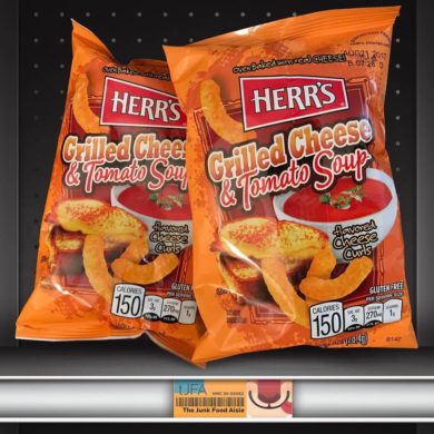 Herr’s Grilled Cheese & Tomato Soup Flavored Cheese Curls!