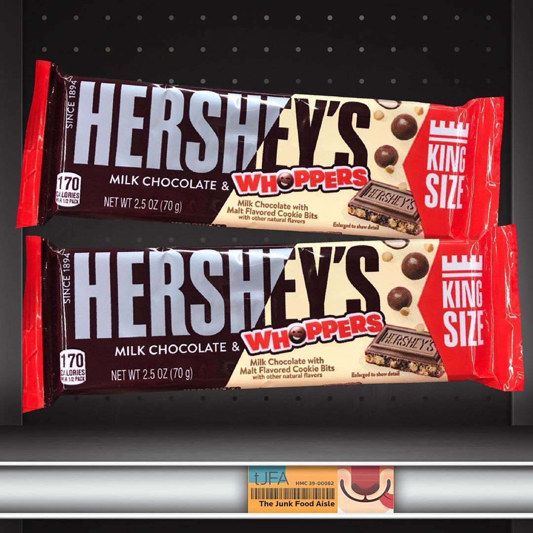 Hershey's Milk Chocolate & Whoppers - The Junk Food Aisle