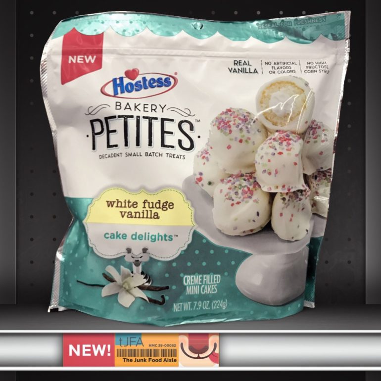 Hostess Bakery Petites: White Fudge Vanilla Cake Delights