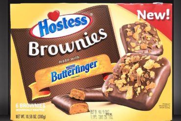 Hostess Brownies made with Butterfinger