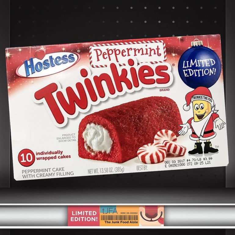 Hostess Peppermint Twinkies