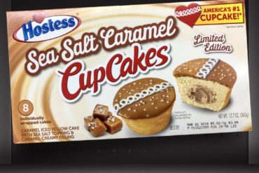 Hostess Sea Salt Caramel CupCakes