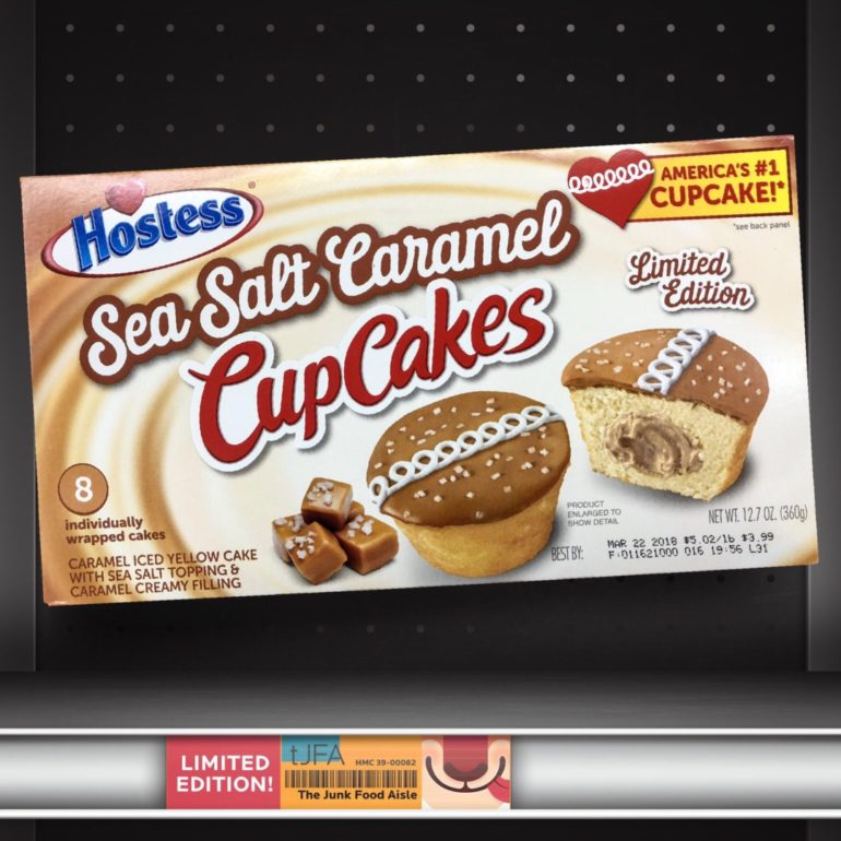 Hostess Sea Salt Caramel CupCakes