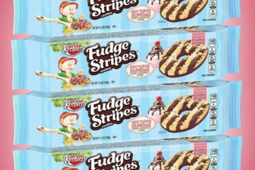 Hot Fudge Sundae Fudge Stripes Cookies!