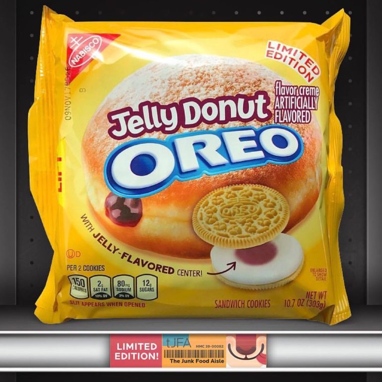 Jelly Donut Oreo - The Junk Food Aisle