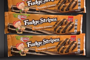 Keebler Chocolate Caramel Fudge Stripes Cookies