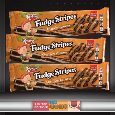 Keebler Chocolate Caramel Fudge Stripes Cookies