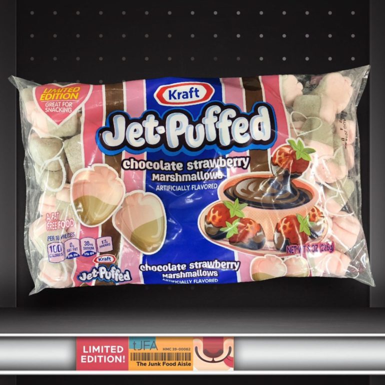 Kraft Jet-Puffed Chocolate Strawberry Marshmallows