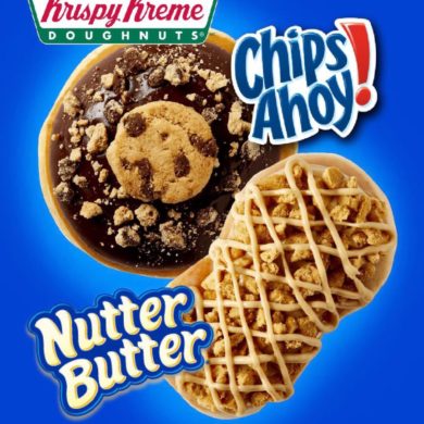 Krispy Kreme Chips Ahoy! & Nutter Butter Doughnuts