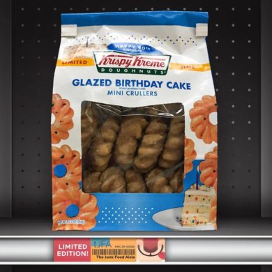 Krispy Kreme Glazed Birthday Cake Mini Crullers