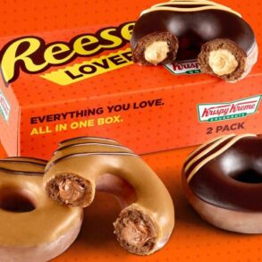 Krispy Kreme Reese's Original Filled Doughnuts are out now for a limited time!