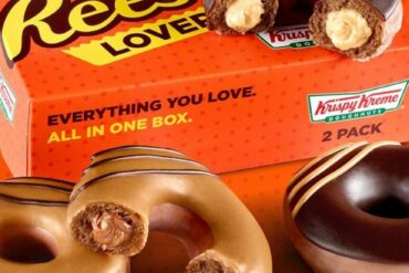 Krispy Kreme Reese's Original Filled Doughnuts are out now for a limited time!