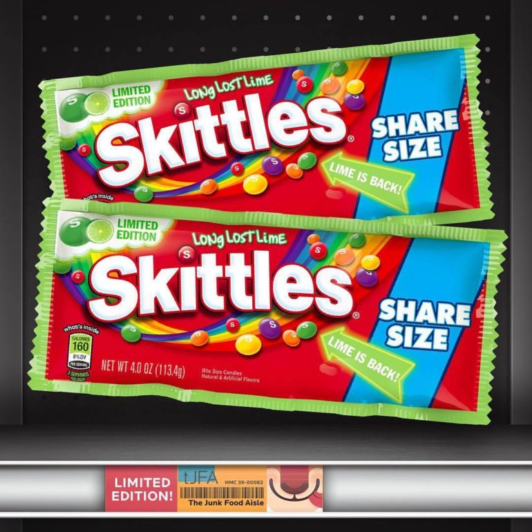 Long Lost Lime Skittles