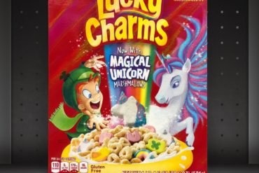 Lucky Charms now with Magical Unicorn Marshmallows