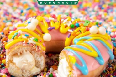 Original Filled Birthday Batter Krispy Kreme Doughnuts Will Be Available Next Week!