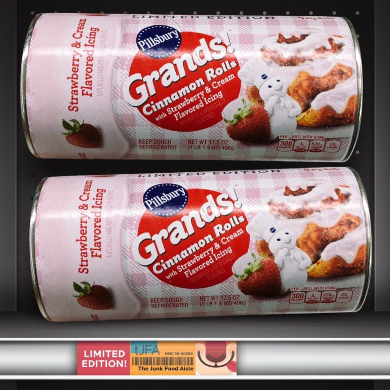 Pillsbury Grands! Cinnamon Rolls with Strawberry & Cream Icing